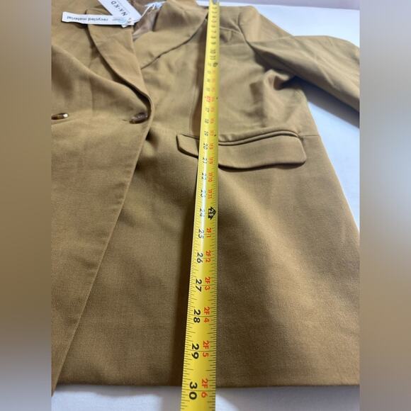 NWT NA-KD Oversized Double Breasted Blazer and Matching Straight Pants Sz 44/42 - Picture 13 of 14
